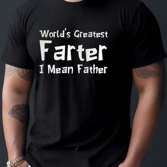 Unbranded Other - World's Greatest Father Print Short Sleeve T-Shirts